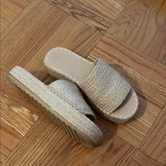 Cream Espadrille Slip-On Shoes with Jute Sole - Picture 2 of 3